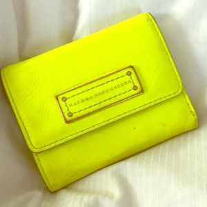 Marc by Marc Jacobs Neon Yellow Wallet